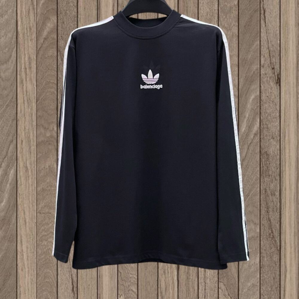 Balenciaga Long Sleeve Black T-Shirt